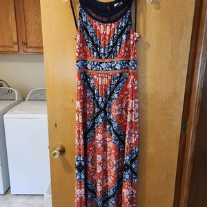 Full length handkerchief dress